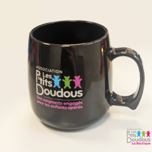 MUG en plastique recyclé Noir