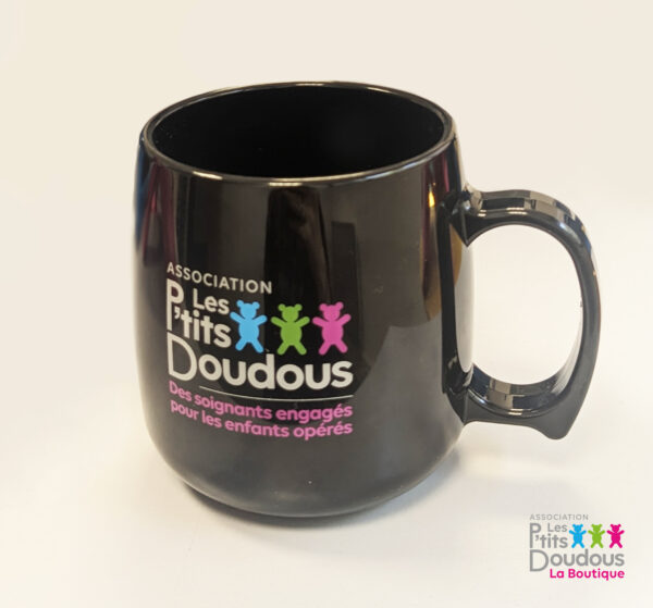 MUG en plastique recyclé Noir